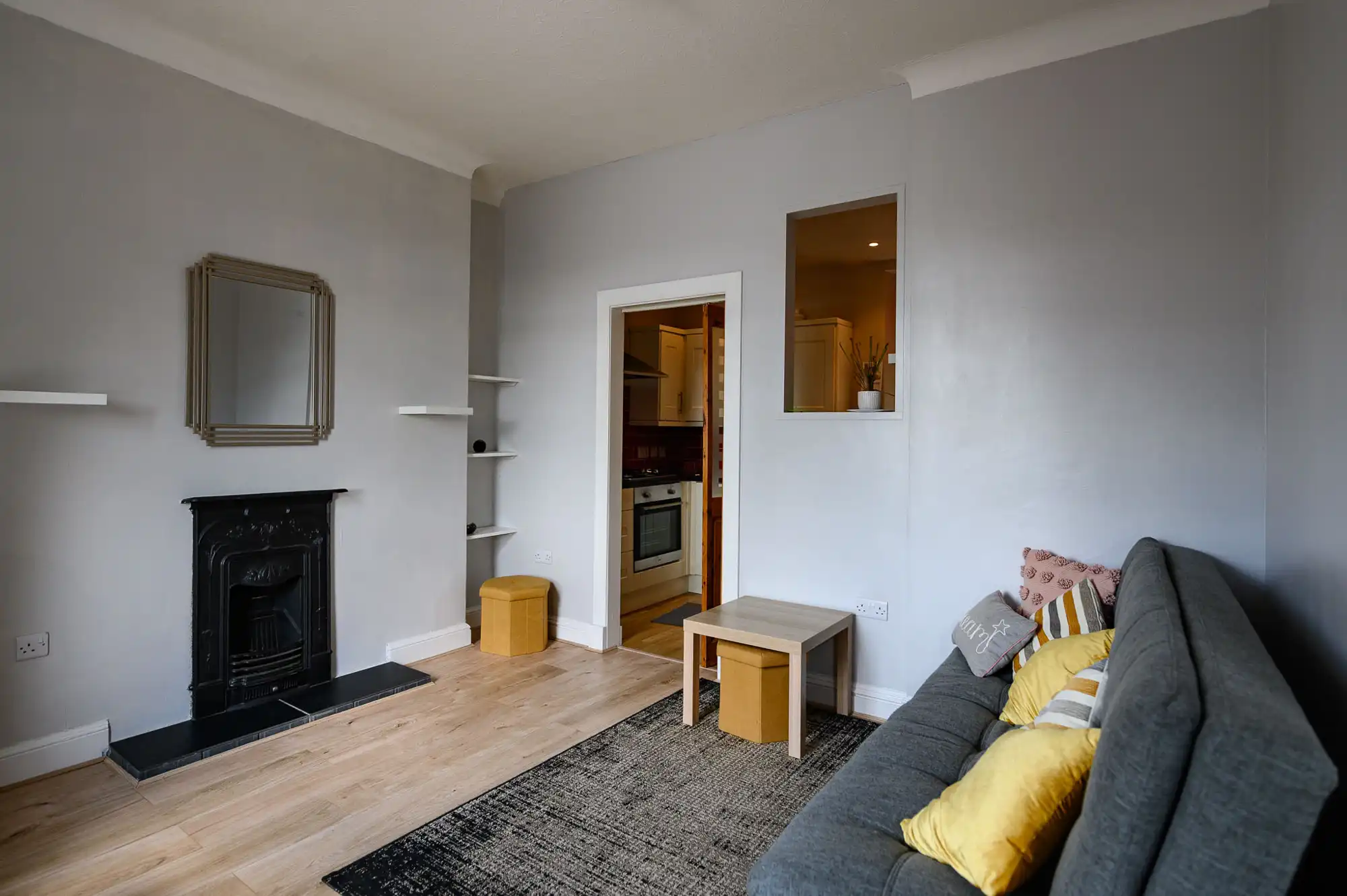 Living con chimenea, departamento en Galashiels