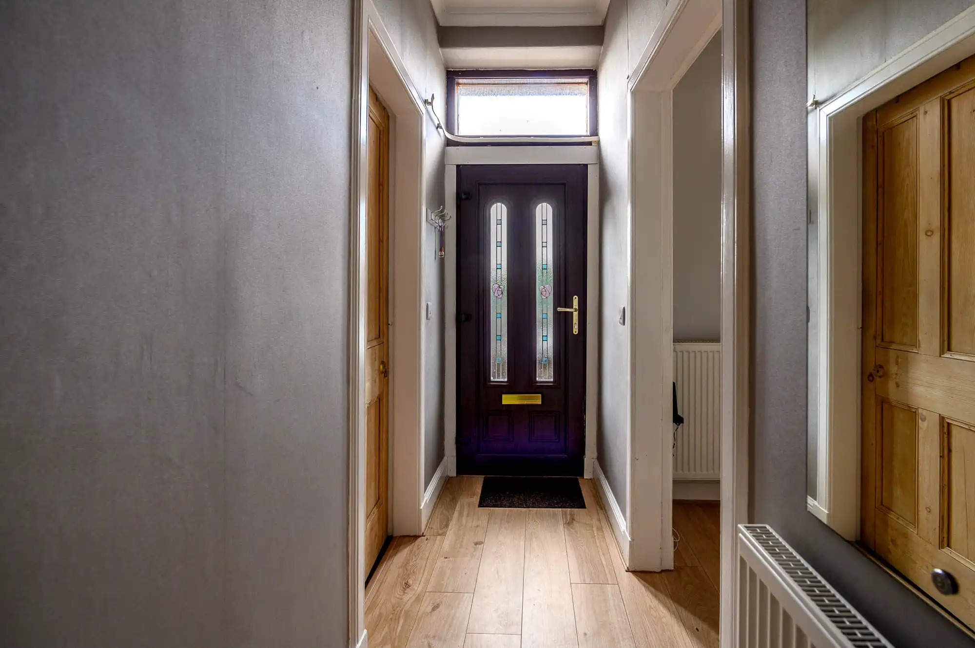 Pasillo de entrada, departamento en Galashiels