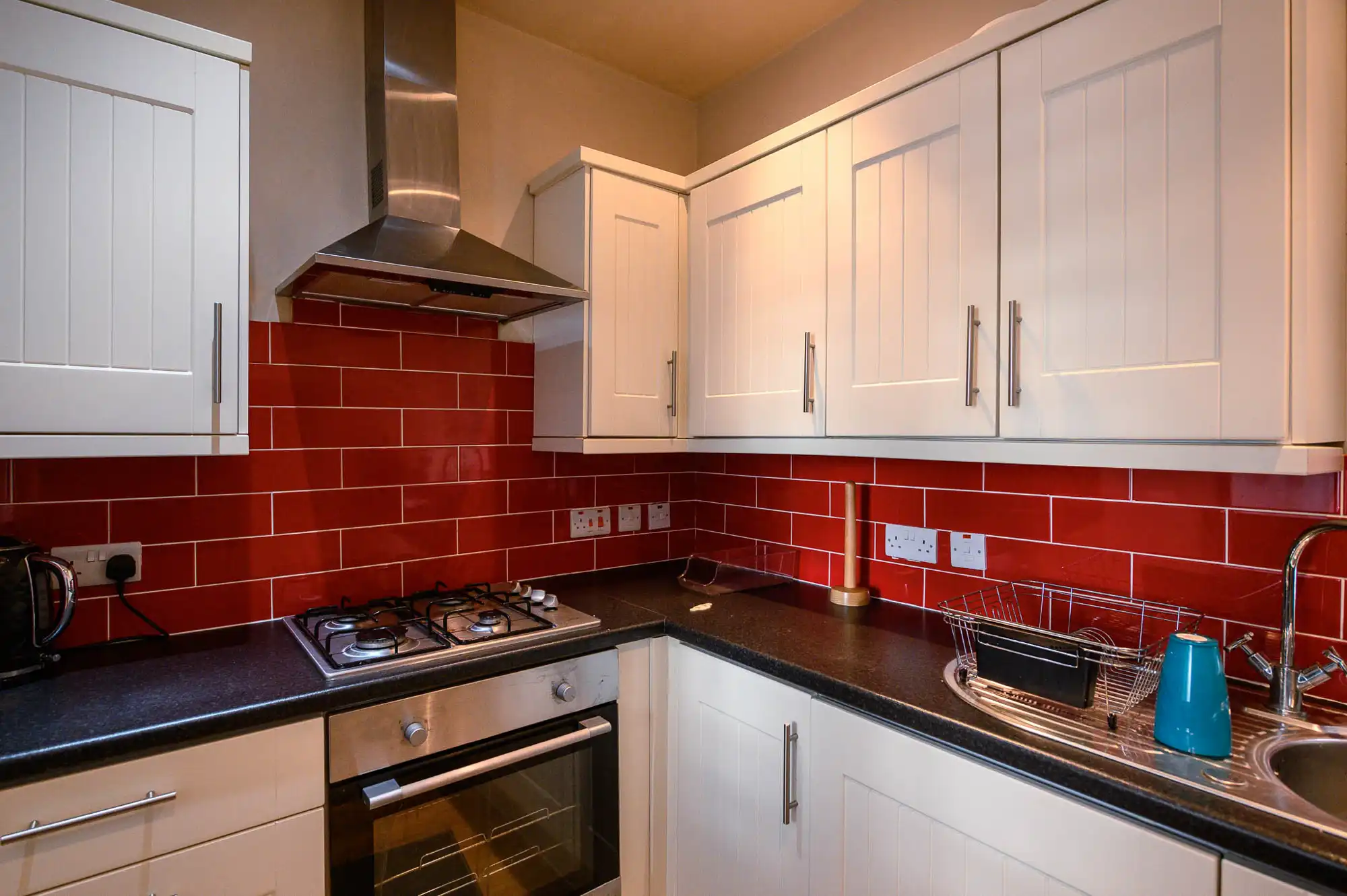 Cocina con anafe y campana, Galashiels